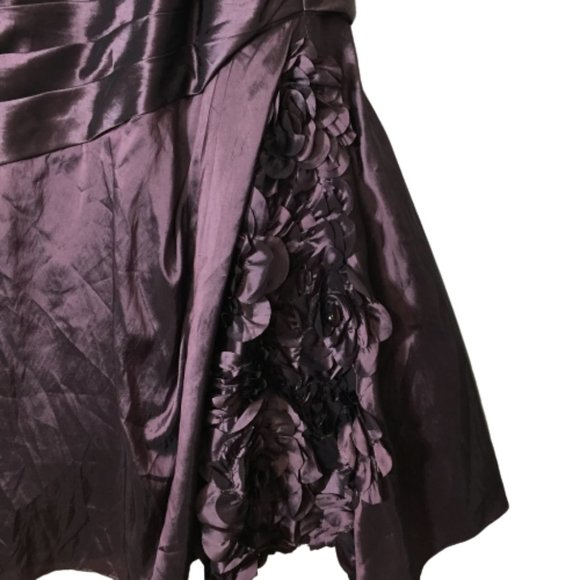 Jade Couture Plus Size 14 Purple Strapless Gown - Picture 5 of 8